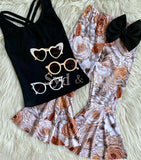 1 left! 2/3yr ~ Crossback Racer Top ~ Black