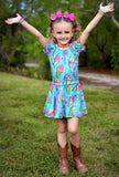 1 left! 4/5yr  ~ Bowback Top ~ Ice Cream Cones