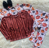 3 left! 2, 3 & 4T ~ Slim Joggers ~ Cozy Fall Pumpkins