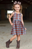 1 left! 4T ~ Jumper Dress ~ Cozy Fall Plaid