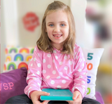 1 left! 4/5T Pullover Top ~ Pink Polka Dots