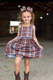 1 left! 4T ~ Jumper Dress ~ Cozy Fall Plaid