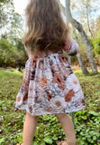 2 left 2T & 3T ~ Pocket Dress ~ Gray Floral