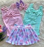 1 left!  ~ 4/5yr ~ Crossback Racer Top ~ Pastel Pink