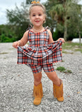 1 left! 4T ~ Jumper Dress ~ Cozy Fall Plaid