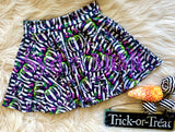 Twirl Skort ~ Striped Pumpkins
