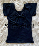 Bowback Top ~ Black