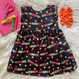 1 left! 4T ~ Bowback  Dress ~ Neon Pencils