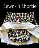 Twirl Skort ~ Striped Pumpkins