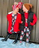 Faux Fur Trim Socks (Wide Ribbed) ~ Please Read Description