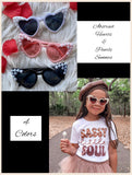 Sunnies ~ Abstract Hearts with Pearls