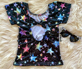 Bowback Top ~ Ombré Stars