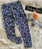 1 left! Size 6/7yr ~ Slim Joggers ~ Striped Pumpkins
