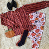 3 left! 2, 3 & 4T ~ Slim Joggers ~ Cozy Fall Pumpkins