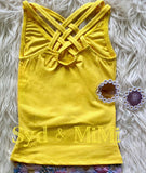 Crossback Racer Top ~ Sunshine