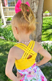 Crossback Racer Top ~ Sunshine