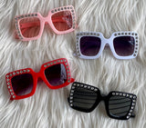 Sunnies ~ Oversized Rectangle Bling