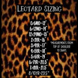 Leotard ~ L/S Bowback ~ Valentine’s Plaid