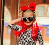 Sunnies ~ Abstract Hearts with Pearls