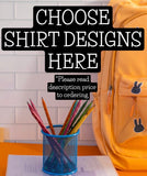 CHOOSE SHIRT DESIGNS HERE ~ Please read description for ordering info 👀