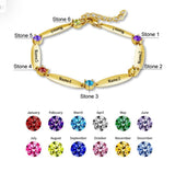 ‼️PREORDER‼️ Personalized Birthstone Bracelet ~ Please Leave Name(s) & Stones in the Notes Section at Checkout