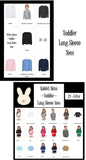 LONG Sleeve Tee ~ Christmas Bling ~ [5-7 Business Day TAT]