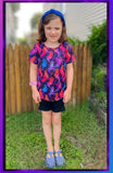 Kids & Adults Gender Neutral Tops ~ Neon Ghosts