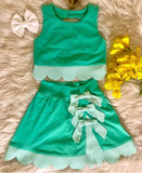 ‼️PREORDER‼️ New Style! Scalloped Keyhole Yoga Skort Sets