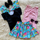 Bowback Top ~ Black