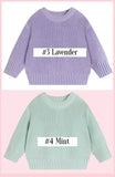 ‼️PREORDER‼️ 2025 NEW Cotton Sweaters ~ Don't forget to leave your color choice in the Notes Section at checkout!