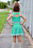 ‼️PREORDER‼️ New Style! Scalloped Keyhole Yoga Skort Sets