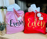 ‼️PREORDER‼️ Velvet Santa Sack ~ Please leave Name & Font Info in the Notes Section at Checkout