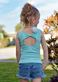 Sleeveless Bowback Top ~ Mint