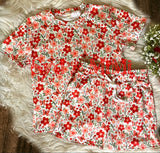 Shorts Set ~ Floral Butterfly