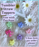 ‼️Free WITH Purchase‼️ Straw Topper ~ Please read description👇🏼