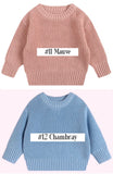 ‼️PREORDER‼️ 2025 NEW Cotton Sweaters ~ Don't forget to leave your color choice in the Notes Section at checkout!