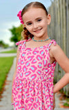 Jumper Dress ~ Summer Cheetah