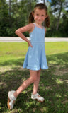 Crossback Yoga Dress ~ Baby Blue