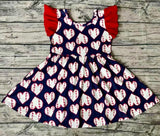 ‼️PREORDER‼️ Baseball Twirl Dresses