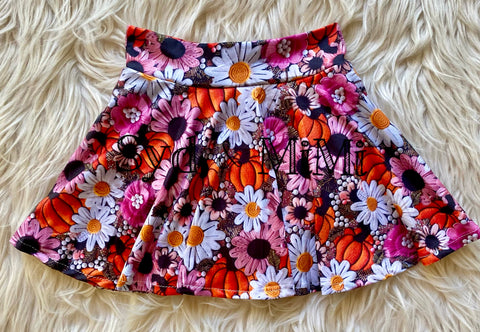 Twirl Skort ~ Fall Floral