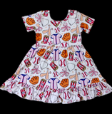 ‼️PREORDER‼️ Baseball Twirl Dresses