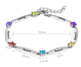 ‼️PREORDER‼️ Personalized Birthstone Bracelet ~ Please Leave Name(s) & Stones in the Notes Section at Checkout