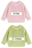 ‼️PREORDER‼️ 2025 NEW Cotton Sweaters ~ Don't forget to leave your color choice in the Notes Section at checkout!