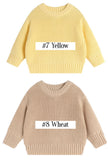 ‼️PREORDER‼️ 2025 NEW Cotton Sweaters ~ Don't forget to leave your color choice in the Notes Section at checkout!