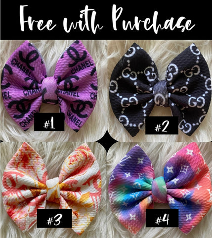 ‼️Free Bow (With Purchase) ~ 1 Free Item Per Order Please‼️