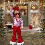 1 left! 18/24mo ~ L/S Cap Sleeve Top ~ Xmas Cakes