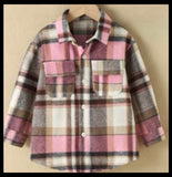 Pink Plaid Shacket