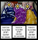 ‼️PREORDER‼️ Personalized & Printed Blankets~Please leave your info in the Notes Section at checkout😊