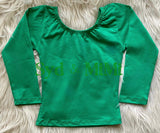 2 left! 18/24mo & 3/4yr ~ L/S Cap Sleeve Top ~ Green