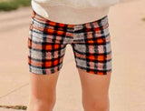 Bike Shorts ~ Cozy Fall Plaid